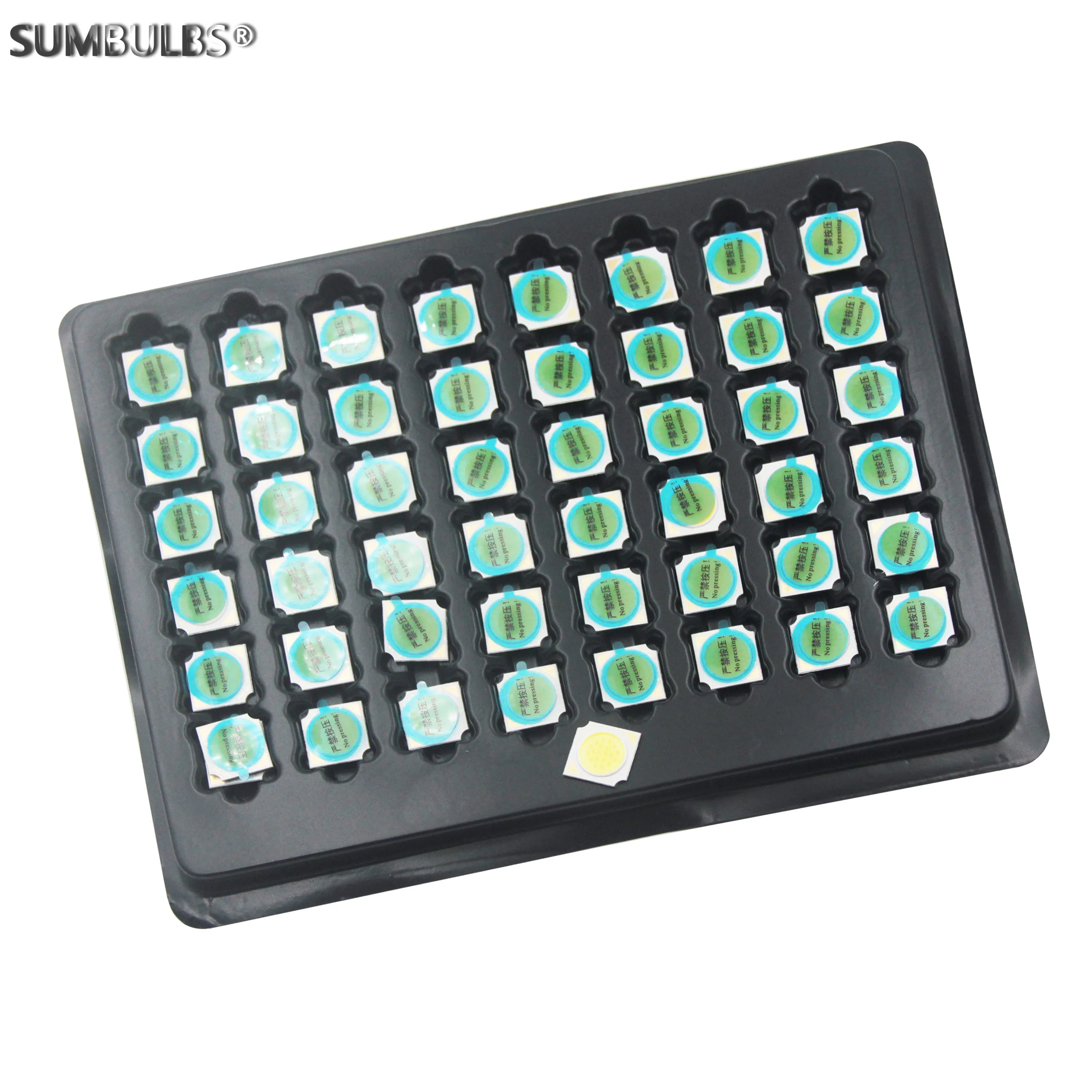 MiMiEmSa　ライトパープル TOPXCDZ 100pcs 3W UV High Power LED Light Beads Ultra Violet