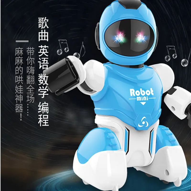 

Children Smart Remote Control Robot Light And Sound Boy Toy Play Robot Toys Early Education Robot
