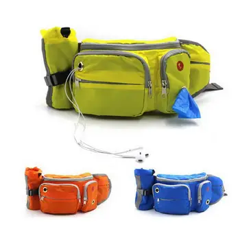 

Dog Treat Training Pouch Waterproof Walking Running Waist Bag Fanny Pack with Built-in Poop Bag Dispenser HFing