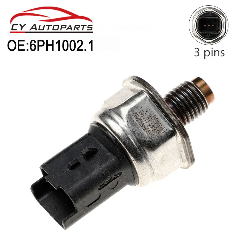 

Новый датчик высокого давления топливной рампы для Ford, Citroen, Peugeot 1,6, 1,4, HDI 6PH1002.1, 6PH10021, 9664111780