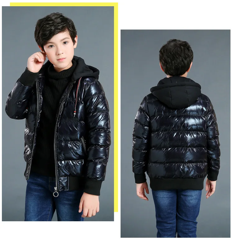 Хлопковое пальто для мальчиков, зимняя детская хлопковая пуховая парка, Детская Толстая теплая хлопковая куртка