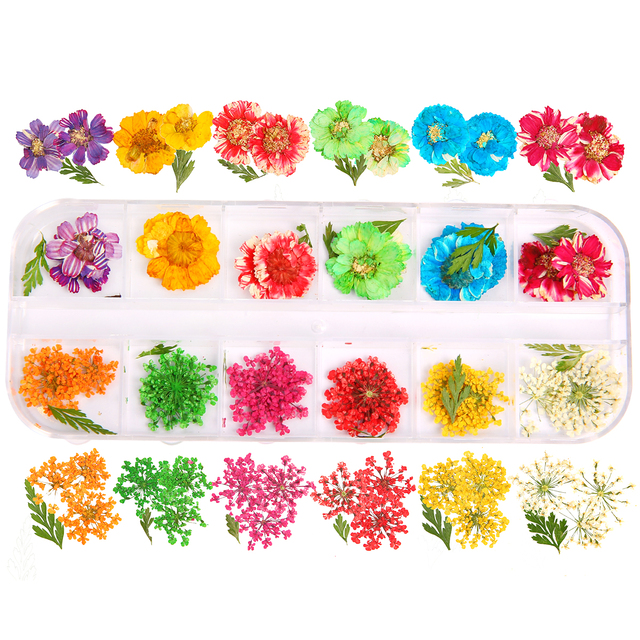 Dried Flowers Dry Plants for Resin Molds Fillings Epoxy Resin Pendant Necklace Jewelry Making Craft DIY Nail Art Decoration