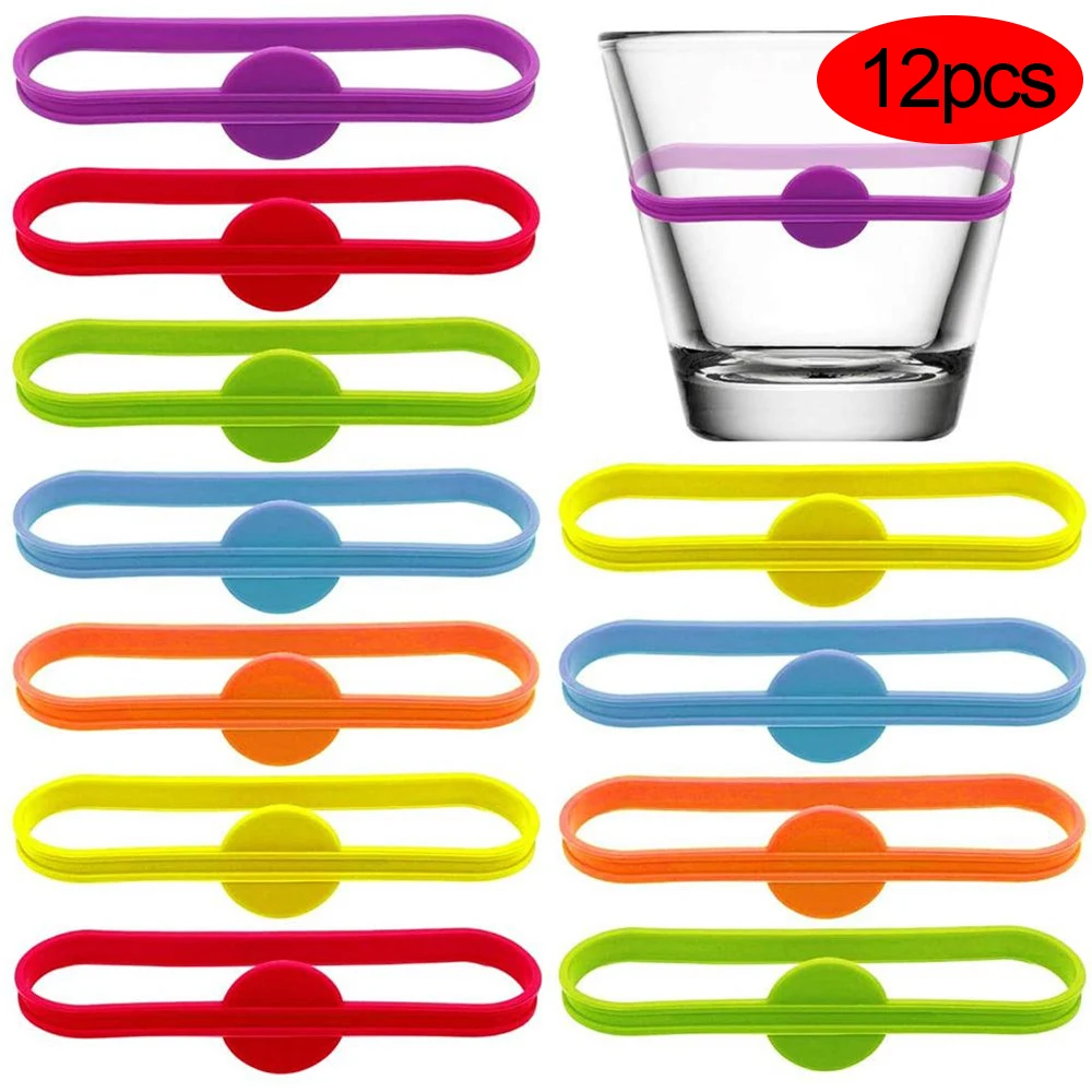 Etichette Per Bicchieri Di Vino Kraft 100 Pz - Marcatore Bicchieri Per Feste Diametro 5cm - Foto 13