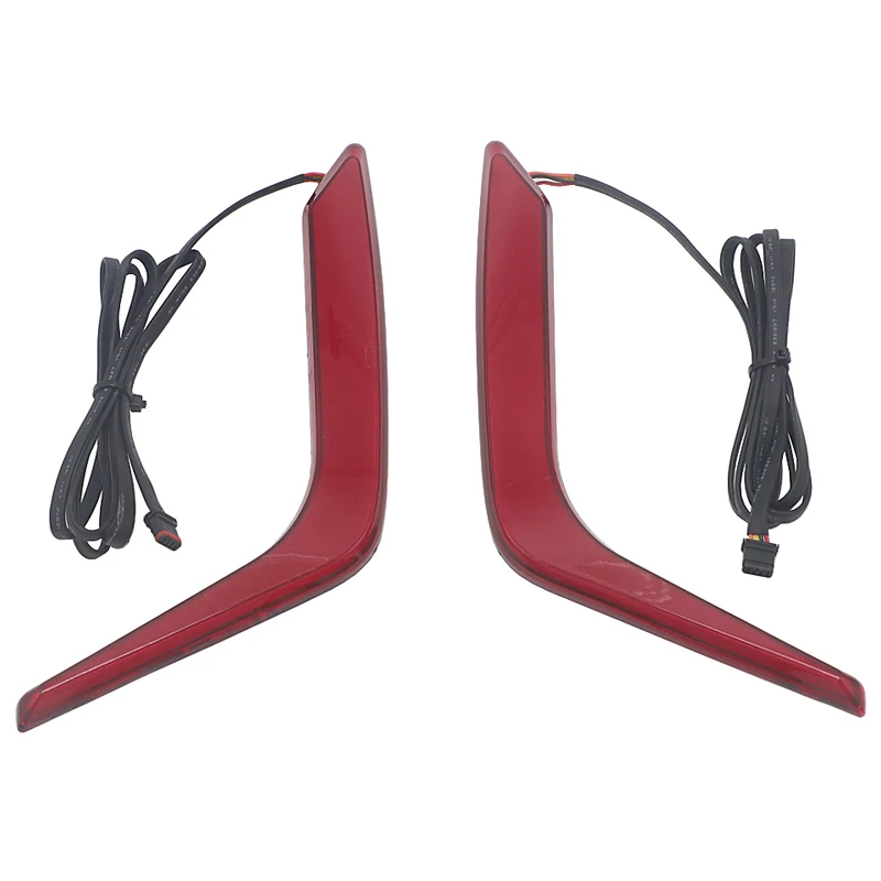 For Honda GL1800 GL 1800 Gold Wing Goldwing Omni LED Rear Saddlebag Accents F6B F 6 B