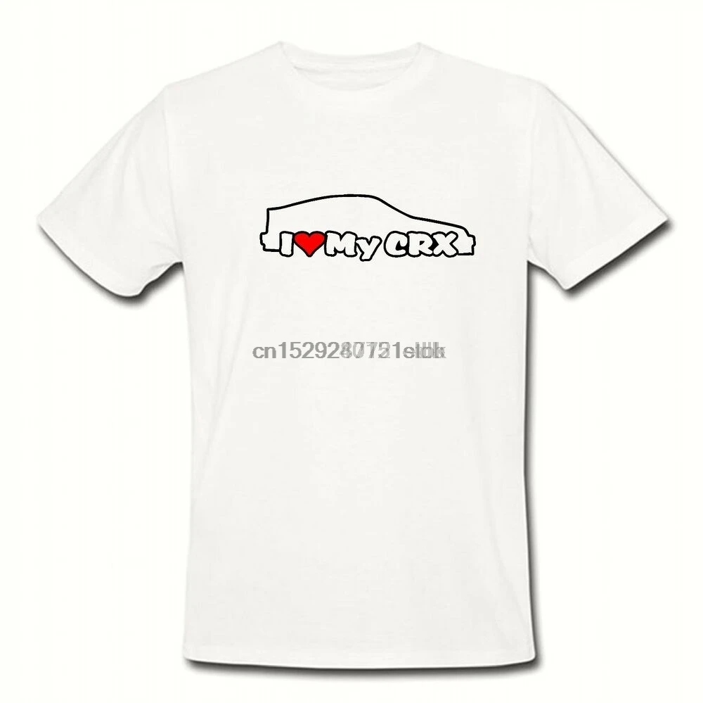 Футболка I Love my CRX футболка S M L XL 2XL подходит для jdm racing ef ef8 sir si heart |