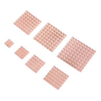

2pcs Pure Copper Heat Sink Adhesive Back Heatsink Cooling for VGA DDR IC Chipset