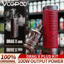 2021 original voopoo dragxplus kit 5.5ml tpp pod tanque cartucho bateria dm1 dm2 bobina cigarros eletrônicos arrastar x plus kit 1 conjunto