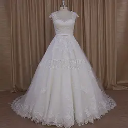Wuzhiyi свадебное платье трапециевидной формы Милое Свадебное платье с аппликацией vestido de noiva на молнии сзади кружевное свадебное платье с