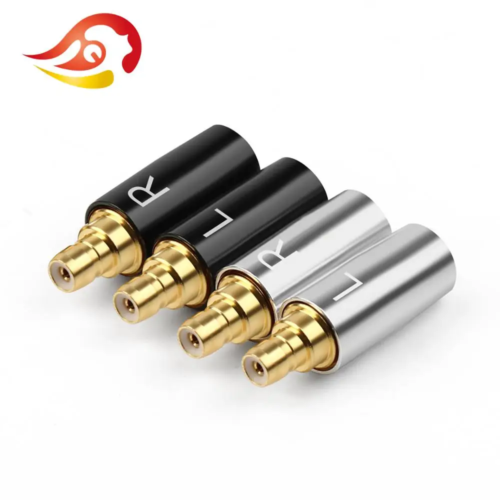 QYFANG Earphone Pin DIY Gold Plated Metal Adapter Audio Jack Upgrade Wire Connector Plug For IE400 Pro IE500 HiFi Headphone