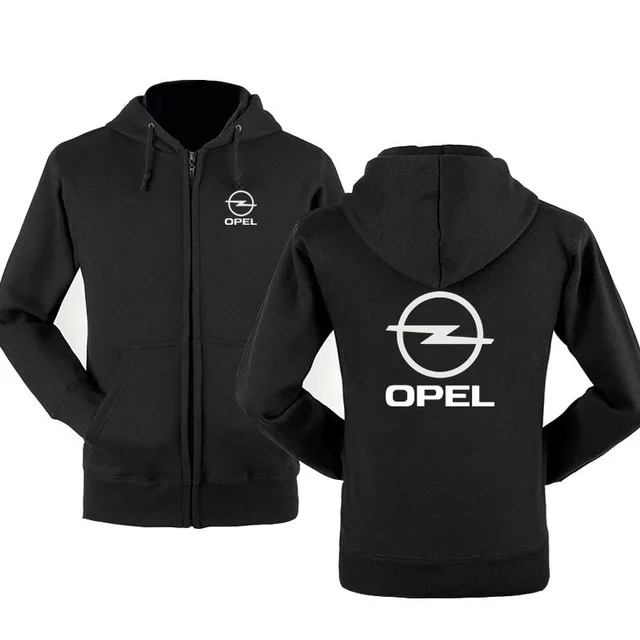 Осень зима логотип Opel толстовки на молнии с принтом для мужчин флисовая куртка с капюшоном толстовки на молнии f