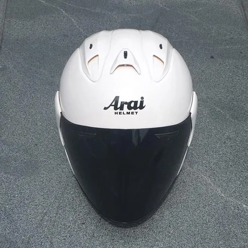 Для ARAI двойного применения мотоциклетный шлем в виде черепа Новинка Ретро-шлем полушлем для мотоцикла Размер m-xxl