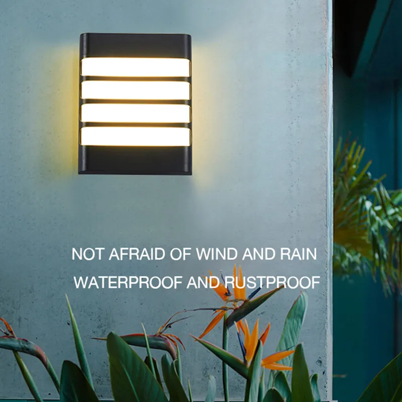

LED Wall Light Outdoor Waterproof IP65 COB LED Porch Lights Modern Home Decor Up Down Aluminum Wall Lamp for Yard Corridor light