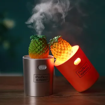 

NEWKBO 2019 Fashion Pineapple Humidifier Mini Car Aromatherapy USB Portable Large Capacity Small Purification Humidifier