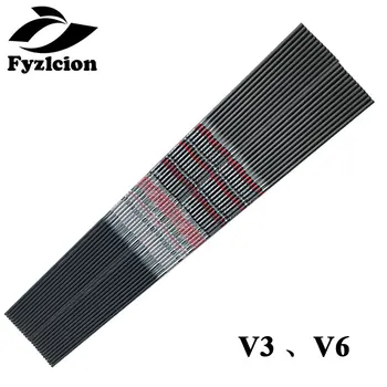 

Hunting Shooting 12PCS V3 V6 Carbon Arrows Shaft