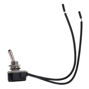 

2Pcs Car Trucks Home 6A 125v / 3A 250V Mini Toggle Switch On Off With Wire