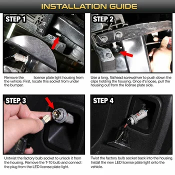 

for 2016-2020 Toyota Tacoma TRD SMD LED License Plate Lights Tag Lamps Setp o p