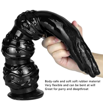 Fetish Anal Dildo Hand Strap On Masturbators Pull Bead Sex Toys For Women Men Couples Big Dildo Vaginal Anus Butt Plug Anal Toy 4