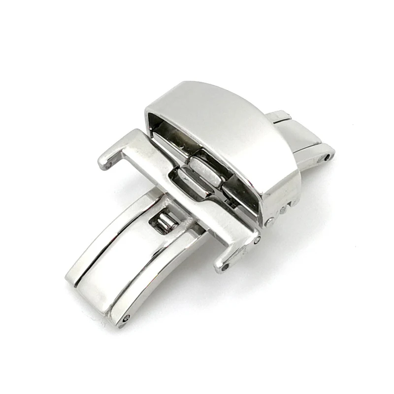 

10/12/14/16/18/20/22mm 1 Piece Stainless Steel Deployment Clasp Buckle for Watch Band Strap New Butterfly Buckle