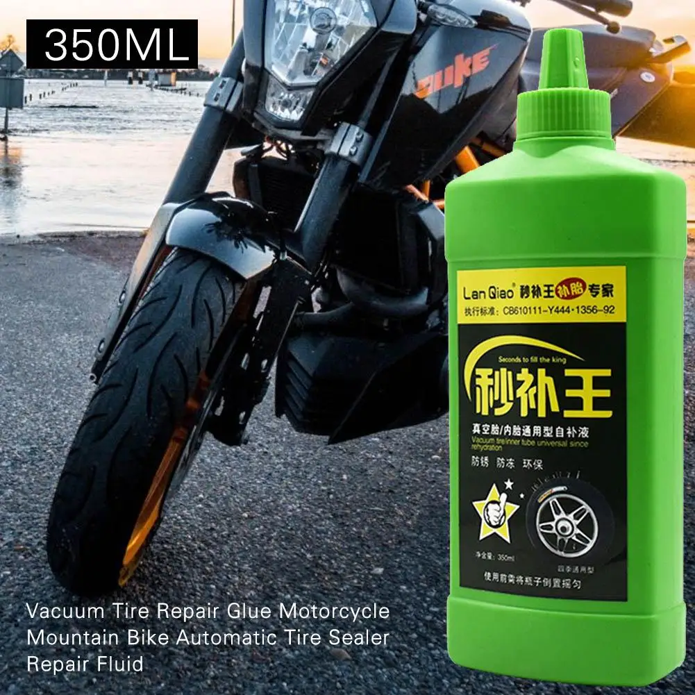 Liquide d'étanchéité pour pneus de moto, 350ml, auto-hydratation