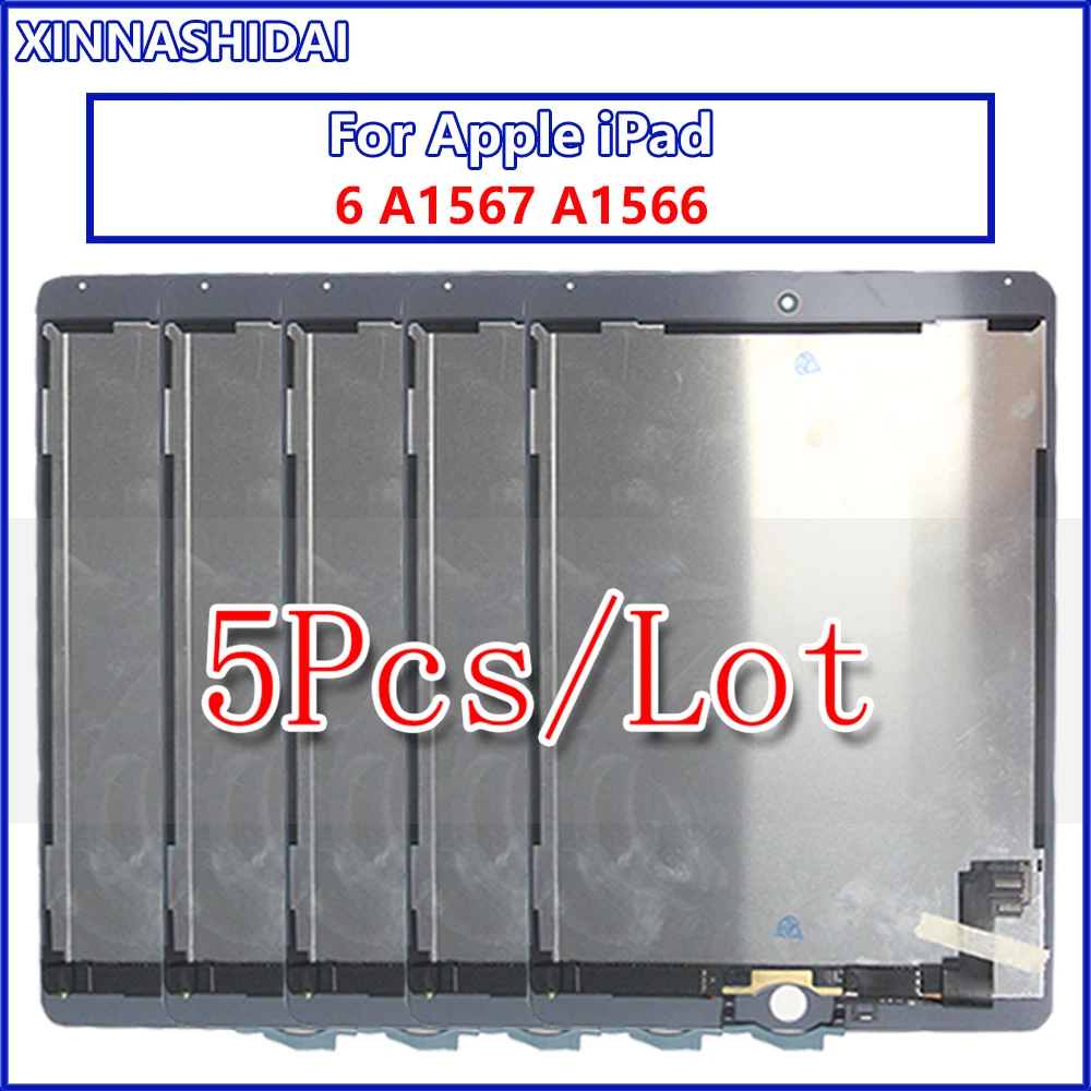 5 шт./лот 9 7 &quotЖК-дисплей для iPad Air 2 6 ЖК-дисплей A1566 A1567 сенсорный экран дигитайзер в