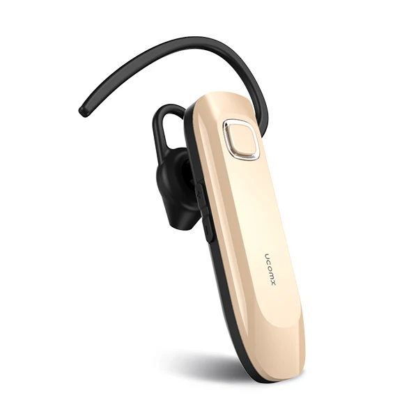 UCOMX U2, автомобильная, бизнес, Bluetooth гарнитура, беспроводные наушники с микрофоном, громкая связь, наушник для вождения, спорт, супер долгий режим ожидания, vs U32K - Цвет: Gold