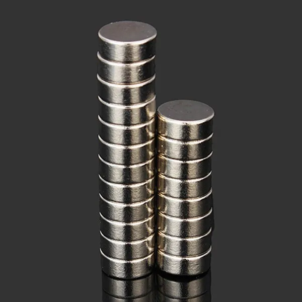 

500Pcs 10x2 Exact Size D10Mm x 2Mm Strong Power Small Neodymium Fridge Magnet Ndfeb Permanent Rare Earth Diy Fasterners 10 x2Mm