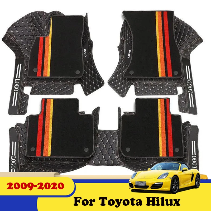 High Quality Car Floor Mats For Toyota Hilux 2020 2019 2018 2017 2016