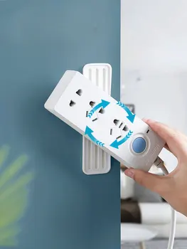 

vanzlife Fixed wall with no trace and hole free plug board wall with wall mounted socket buckle