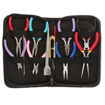

1 Set DIY Jewelry Making Tool Sets Pliers Tweezers Awl Handmade Beading Kits