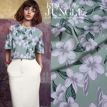 

Drape stretch silk satin fabric meter summer breathable dress shirt silk fabric soft spandex fabric wholesale silk cloth