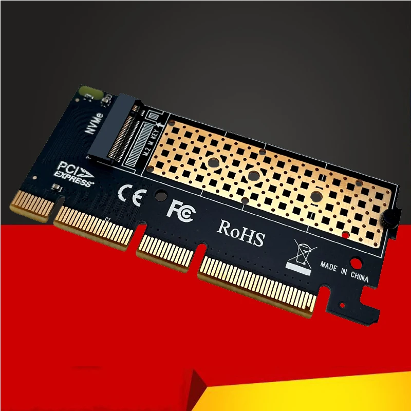 PICE to M2 어댑터 NVMe SSD NGFF PCIE M2 라이저 카드 어댑터 64Gb PCI Express 4.0 X4 X8 X16 지원 2230 2242 2260 2280 m.2 NVME