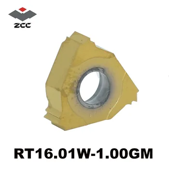 

ZCC Original RT16.01W-1.00GM YBG201 ISO Threaded Insert External Threading Inserts Cutting Tool CNC Carbide Cutter Lathe Tools
