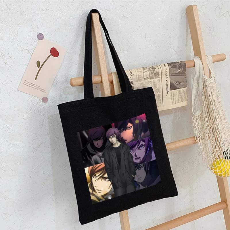 Akudama Drive Anime Trendy Harajuku Canvas Bag Shopper Goth Punk Large Capacity Ladies Bag Classic Shoulder Bag Vintage Tote Bag 