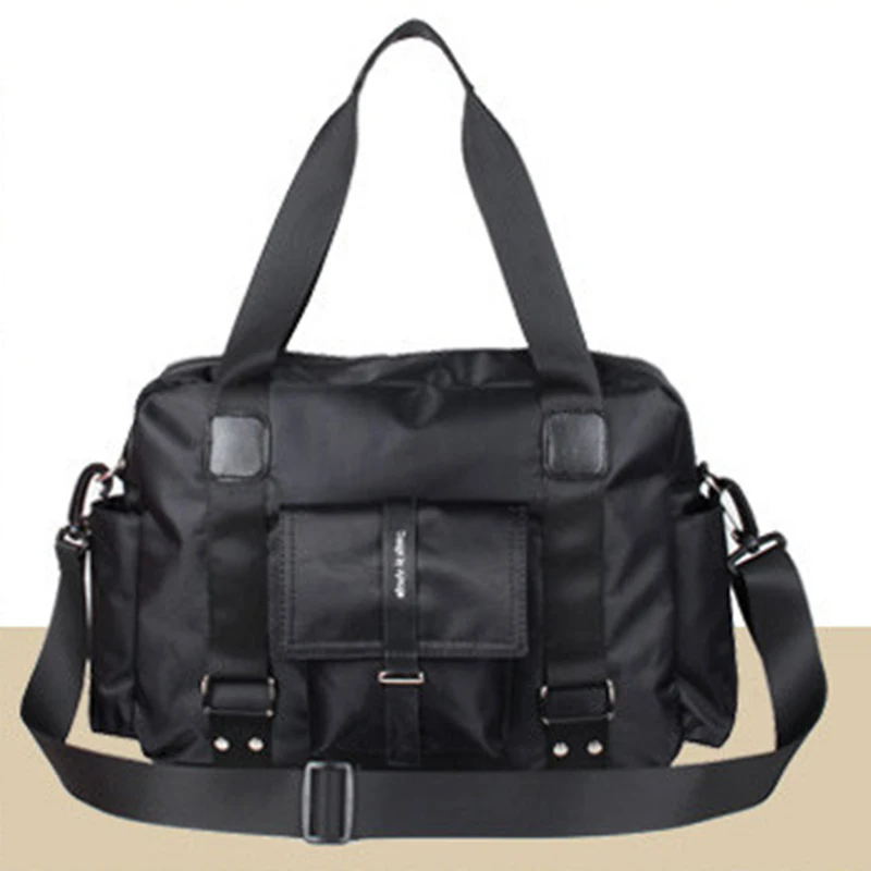 Men's Shoulder Messenger Bag Nylon Material British Casual Fashion Style High Quality Design Multi-function Large Capacity
