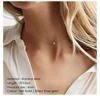 JUJIE Minimalist 316L Stainless Steel Choker Pearl Necklace For Women 2022 Simple Chain Necklaces Jewelry Dropshipping/Wholesale ► Photo 3/6