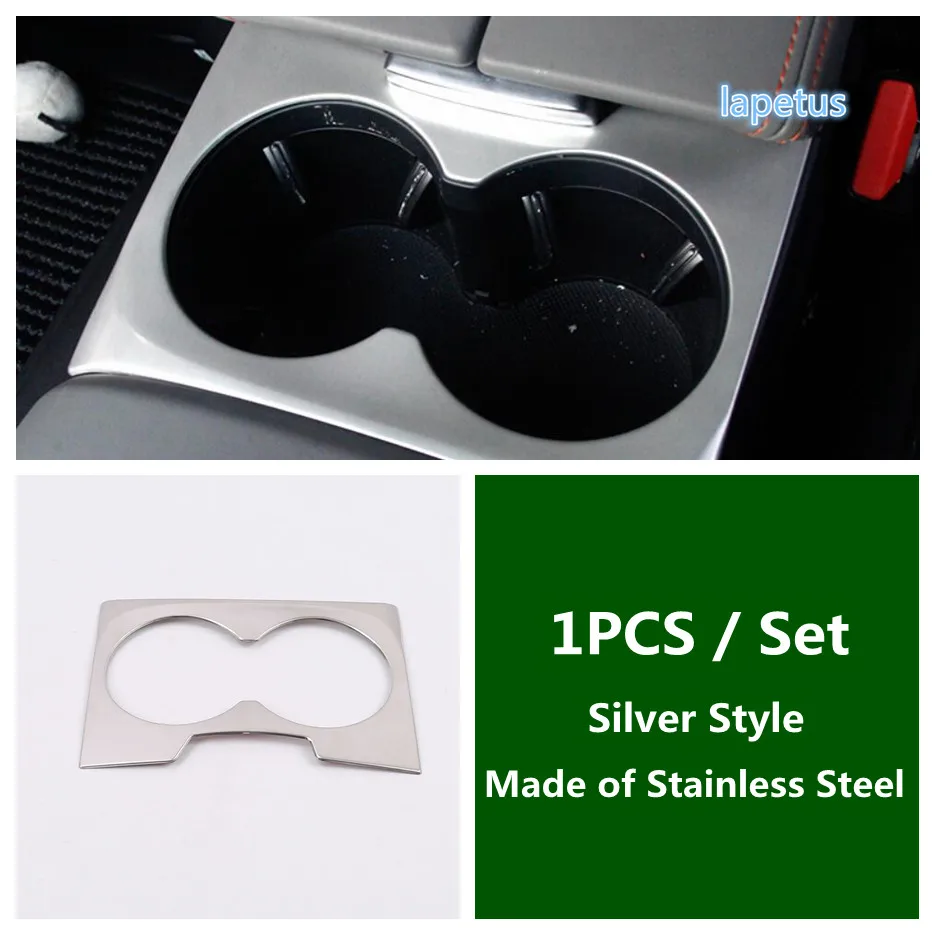Car Interior Mouldings Central Control Water Cup Holder Panel Trim Cover Accessories 1PCS For Citroen C5 Aircross 2018 - 2021