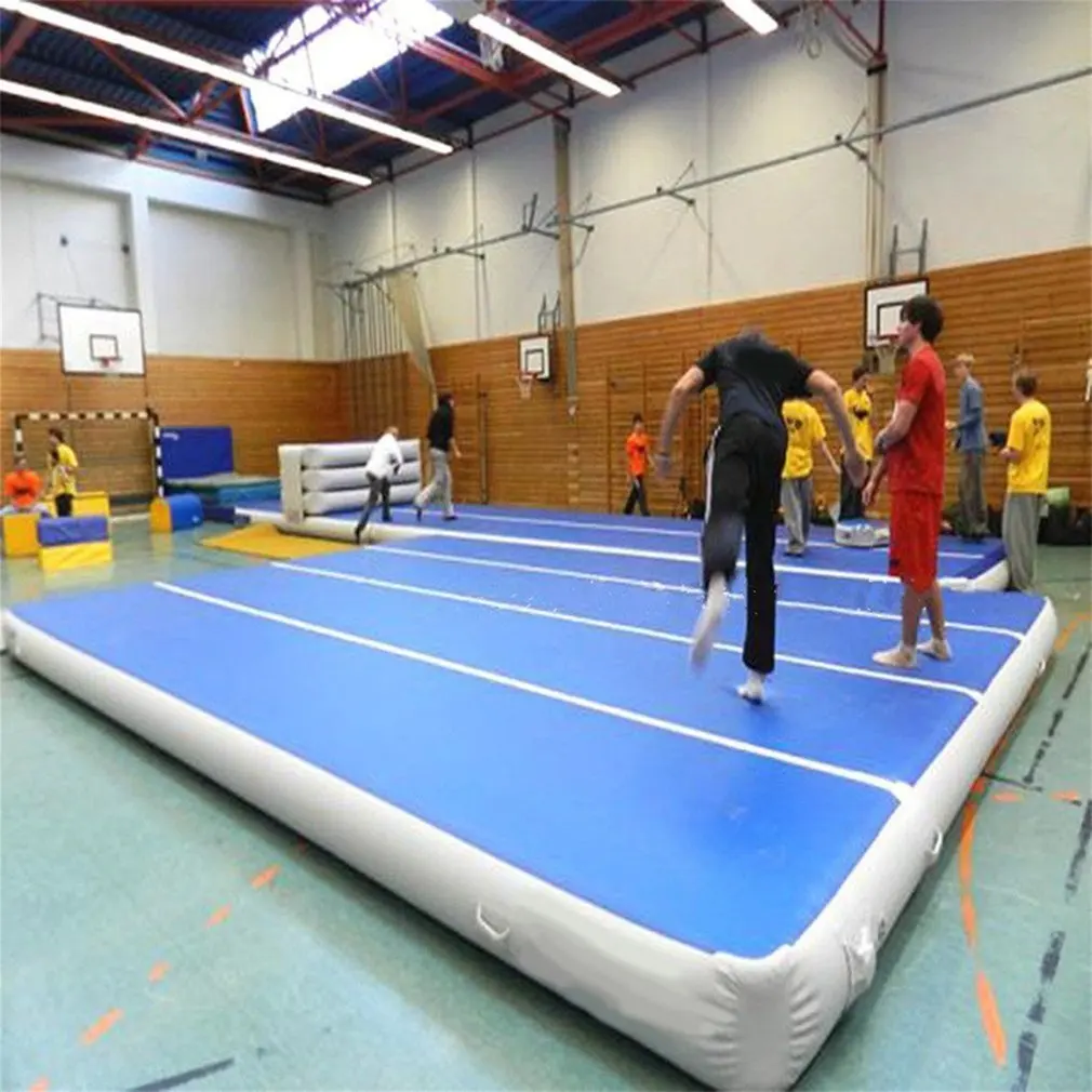 

2020 Taekwondo Cushion Inflatable Mat Gymnastics Air Cushion For Training Exercise Gym Martial Arts Special Effects Parkour