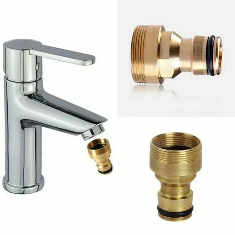 23MM Universal Hose Tap Kitchen Adapters Brass Faucet Tap Connector