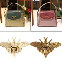 Модная новинка, металлическая фурнитура в форме пчелы с застежкой и поворотным замком для самостоятельной работы, сумка на плечо, кошелек,, 2 цвета