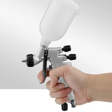 Профессиональный HVLP 340-420L 1,0 мм сопло гравитационного пневматического распылителя краски для автомобиля инструмент для ремонта краски комплект