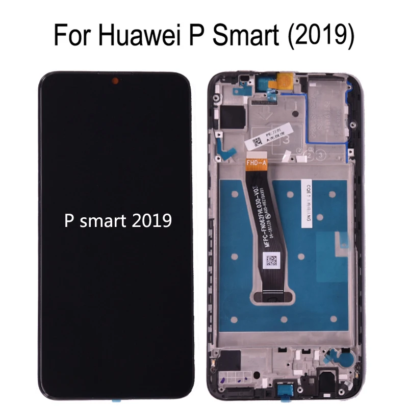 100% оригинал Для huawei P Smart 2019 ЖК-дисплей с кодирующий преобразователь сенсорного