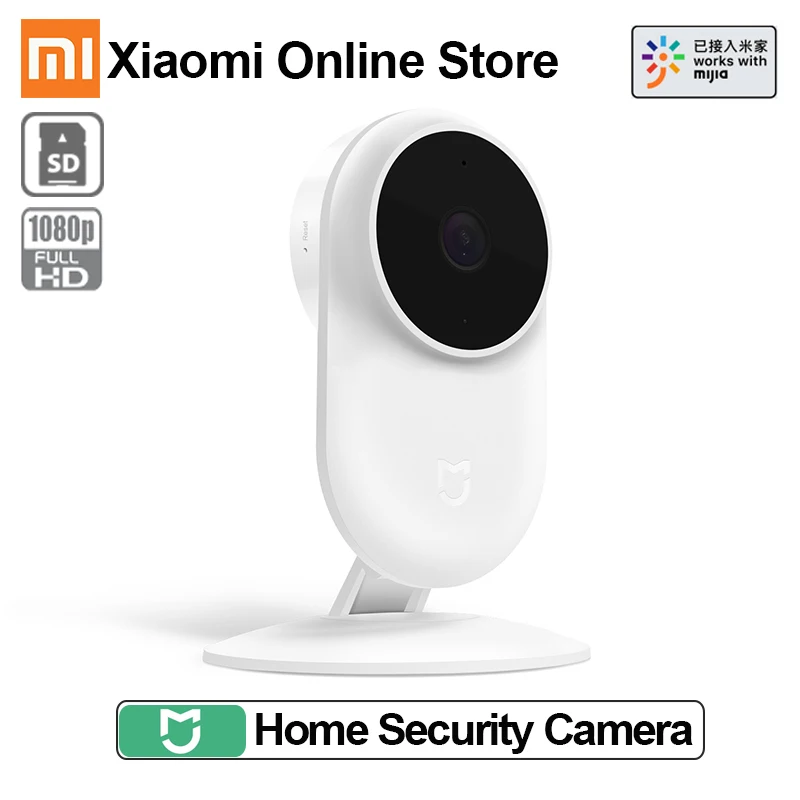 Новинка Xiao mi jia Smart IP Cam 2MP 1080P P2P 130 широкоугольная ИК 10 м Веб-камера Двусторонняя аудио Wi-Fi mi домашняя камера безопасности