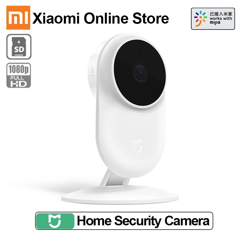 Умная IP камера Xiaomi Mijia 2 МП 1080P P2P 130 широкий угол ИК 10 м веб с двухсторонним аудио Wi Fi
