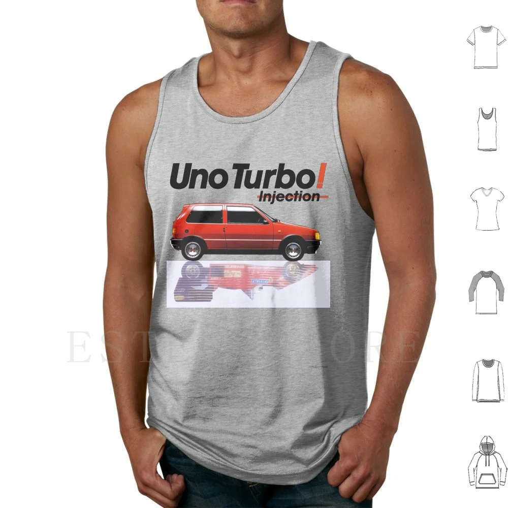Fiat Uno Turbo Canotte Gilet Fiat Uno Mini Supermini Compact Subcompact Hatchback Hot Hatch Boy Racer Xr3 Gti 1980S