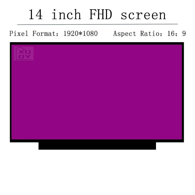 HP 파빌리온 14-ce3040ng 노트북 LCD 스크린 패널용 14인치 슬림 LED 매트릭스 1920*1080 30핀 EDP 비터치
