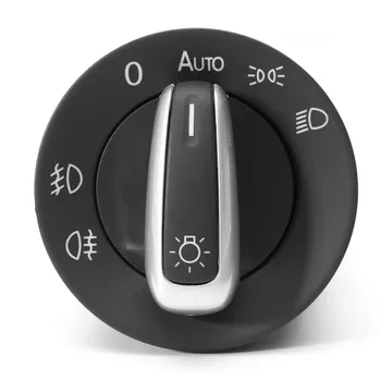 

Hot 1 Set Car Auto Chrome Headlight Light Sensor Switch Module With Tools For VW Golf Mk4 Passat Polo 1C0 941 531A