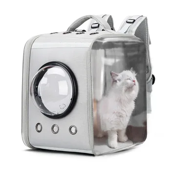 

Cat bag transparent pet backpack foldable space pet bag out carrying case
