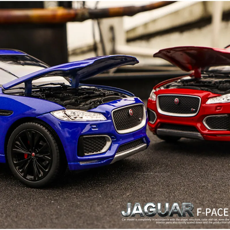 Внедорожник Welly 1:24 JAGUAR F Pace модель автомобиля из белого сплава Литые и игрушечные