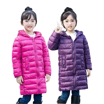 

Hot New Girls Clothing Baby Coats for Girls Solid Long Jackets for Spring Autumn Kids Clothes Cotton-Pad Tops Children Outwear