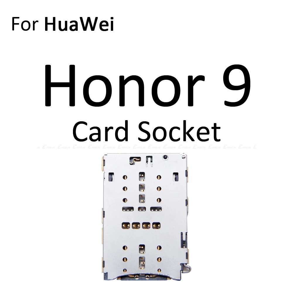 Micro SD sim-карта слот, разъем для лотка адаптер Коннектор кард-ридера для Huawei Honor 9 Lite 9i контейнер держатель запасные части